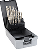 A01034: Serie di punte codolo cilindrico in acciaio HSS-E PM rivestita PredatorX per Hardox; TKN