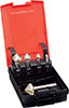 A20391: Assortimento di svasatori codolo cilindrico a 3 taglienti a passo differenziato a 90° in acciaio HSS-E con rivestimento DUO+; FORMAT_GT