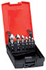 A20444: Assortimento di svasatori codolo cilindrico a 3 taglienti 90° in acciaio HSS-Co5; FORMAT