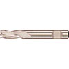 A25133: Fresa mini codolo cilindrico a 3 taglienti in acciaio HSS Co8 serie lunga; FORMAT