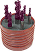 A50361: Assortimento di frese codolo cilindrico a 3 taglienti in metallo duro DIN 6527 rivestite TiAlN; FORMAT