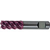 A50400: Fresa codolo cilindrico a 3/6 taglienti in metallo duro rivestita TiAlN per sgrossatura; FORMAT