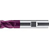 A50803: Fresa codolo cilindrico a 4 taglienti in metallo duro rivestita TiAlN elica con passo differenziato per inox e titanio; FORMAT_GT