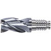 A54015: Fresa a testina intercambiabile Duo-Lock a 3 taglienti in metallo duro rivestita; HAIMER