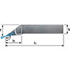 A62031: Portainserto per tornitura esterna 93° con fori per lubrorefrigerante; TKN