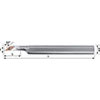 A62080: Portainserto per tornitura interna 52° stelo in acciaio HSS; TKN
