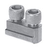 C05325: Tassello doppio AUTOBLOK-SMW; NO LABEL