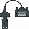 F03870: Cavo di collegamento per strumenti di misura digitali con uscita Opto; PREISSER