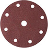 L15237: Disco multiforo con velcro con abrasivo in ossido di alluminio; FORMAT
