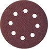 L15260: Disco multiforo con velcro con abrasivo in ossido di alluminio; FORMAT