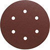 L15263: Disco multiforo con velcro con abrasivo in ossido di alluminio; FORMAT