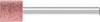 L40220: Mola Poliflex con gambo forma cilindrica; PFERD