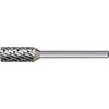 L50010: Fresa rotativa in metallo duro forma cilindrica senza taglio frontale; TKN