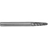L50040: Fresa rotativa in metallo duro forma conica testa sferica; TKN