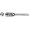 L50215: Fresa rotativa in metallo duro forma cilindrica con taglio frontale; TKN