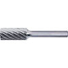 L50325: Fresa rotativa in metallo duro forma cilindrica senza taglio frontale per inox; TKN