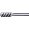 L50330: Fresa rotativa in metallo duro forma cilindrica testa sferica per inox; TKN