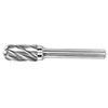 L50415: Fresa rotativa in metallo duro forma cilindrica testa sferica per alluminio; TKN