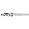 L50455: Fresa rotativa in metallo duro forma conica testa sferica per alluminio; TKN