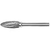 L50475: Fresa rotativa in metallo duro forma a fiamma; TKN