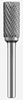 L52220: Fresa rotativa in metallo duro forma cilindrica con taglio frontale; EVERGREEND