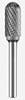 L52230: Fresa rotativa in metallo duro forma cilindrica testa sferica; EVERGREEND