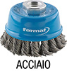 L66036: Spazzola a tazza con attacco filettato; FORMAT