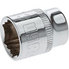 N10028: Chiave a bussola con bocca esagonale X-Grip; USAG