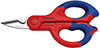 N40905: Forbici per elettricisti diritte; KNIPEX