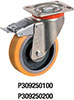 P30925: Ruota in poliuretano TR; TELLURE ROTA