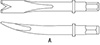 R75812: Scalpello per scalpellatore pneumatico; URYU