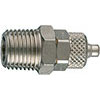 R80805: Raccordo diritto filetto maschio per tubo nylon; ANI
