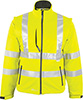 S07133: Giacca Softshell ad alta visibilità; NO LABEL