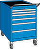 V05515: Armadio a cassetti 27x36E con ruote altezza 815 mm; TKN_MAG-LINE