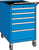 V05615: Armadio a cassetti 27x36E con ruote altezza 915 mm; TKN_MAG-LINE
