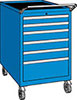 V05620: Armadio a cassetti 27x36E con ruote altezza 915 mm; TKN_MAG-LINE