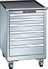 V06015: Armadio a cassetti 27x27E con ruote altezza 890 mm; LISTA