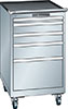 V06130: Armadio a cassetti 27x36E con ruote altezza 990 mm; LISTA