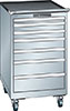 V06140: Armadio a cassetti 27x36E con ruote altezza 990 mm; LISTA