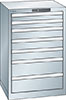 V06225: Armadio a cassetti 27x27E altezza 850 mm; LISTA