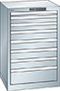 V06230: Armadio a cassetti 27x27E altezza 850 mm; LISTA