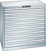 V06930: Armadio a cassetti 54x36E altezza 1000 mm; LISTA