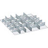 V07255: Set di pareti divisorie fessurate con lamine; LISTA