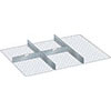 V07330: Set di pareti divisorie fessurate con lamine; LISTA