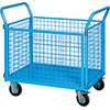 V30022: Carrello con 4 sponde in rete; TKN_MAG-LINE