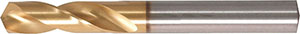 A01218: Punta codolo cilindrico in acciaio HSS-Co5 serie extra corta rivestita TiN DIN 1897; FORMAT