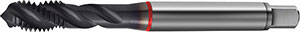 A05112: Maschio a macchina in acciaio HSS-E 40° rivestito TiCN passo grosso DIN 371-376 per acciai da bonifica; TKN