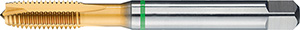 A05628: Maschio a macchina in acciaio HSS-E rivestito TiN passo grosso DIN 371-376; FORMAT_GT