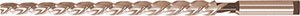 A15510: Alesatore a macchina codolo cilindrico in acciaio HSS-E per spine coniche; FORMAT