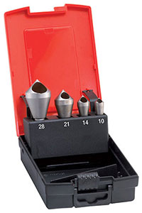 A20427: Assortimento di sbavatori codolo cilindrico a 90° in acciaio HSS-E; FORMAT